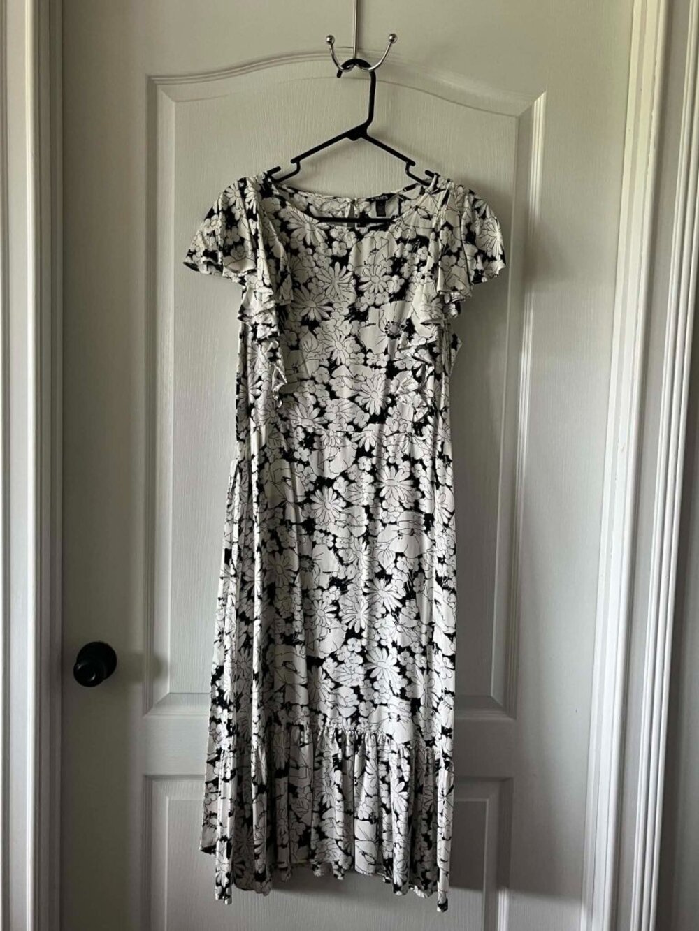 Chaps Floral Midi Dress size Large